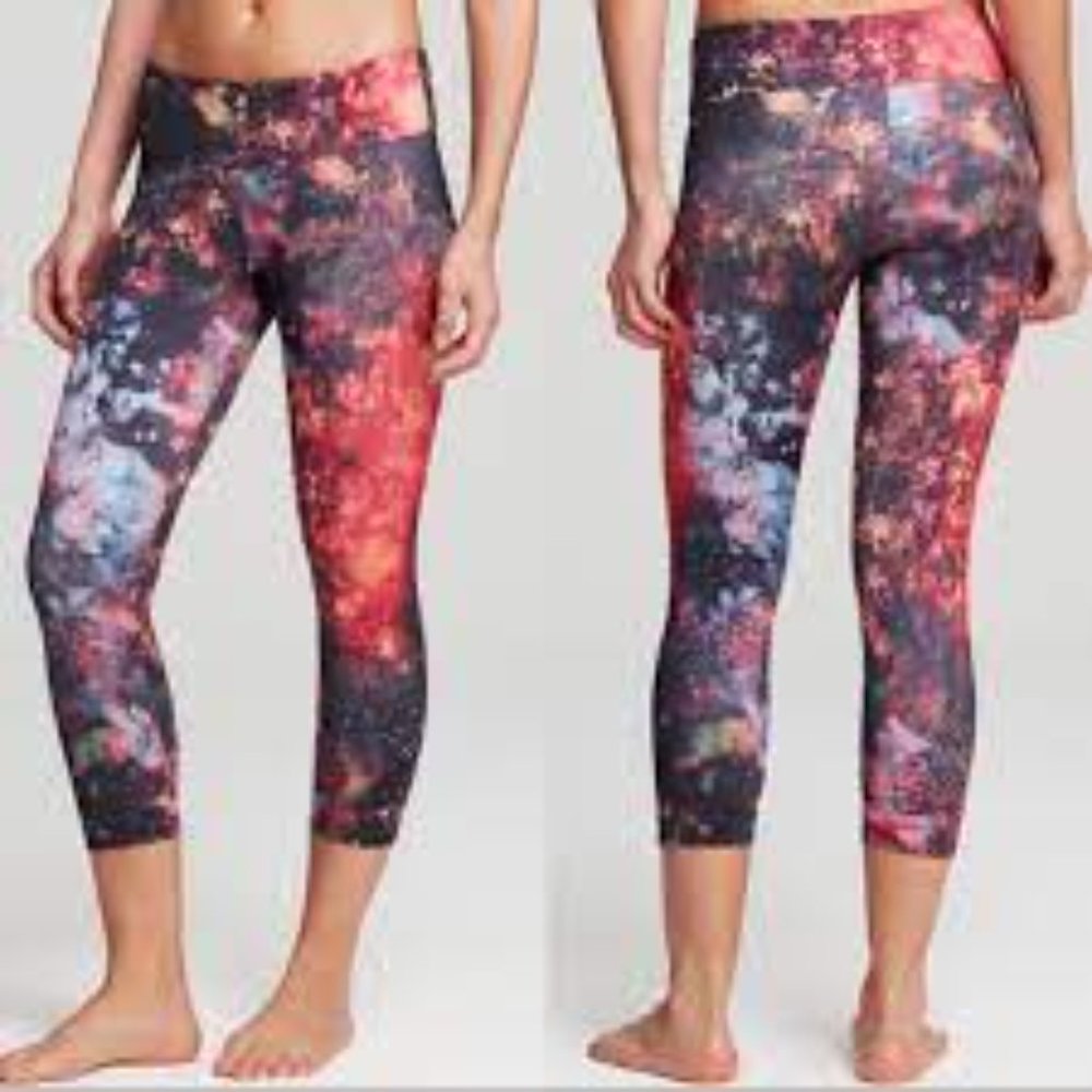 Onzie Summer Solar System Crop Leggings - M/L